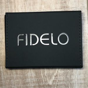 Black slim mens wallet